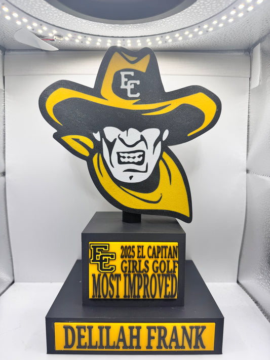 Custom 3D Printed Logo Trophy