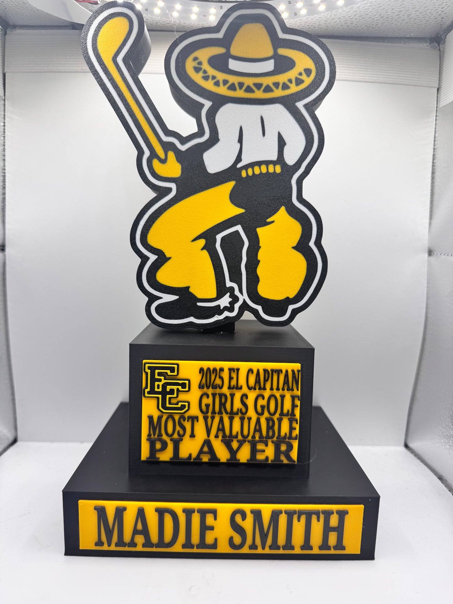 Custom 3D Printed Logo Trophy